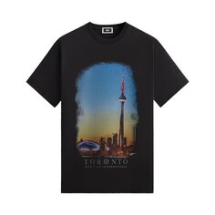 Винтажная футболка Kith Toronto Skyline, черная