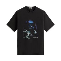 Винтажная футболка Черный с космическим плакатом Kith x Star Wars Darth Vader