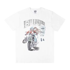 Мотоциклетная футболка Billionaire Boys Club Go Moto Bleach White