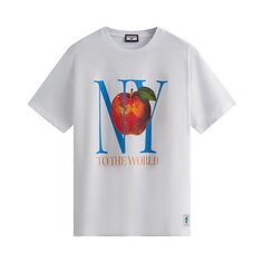 Винтажная футболка Kith New York To The World Белая