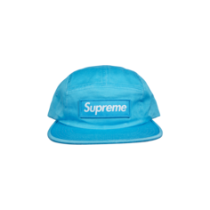 Твиловая кепка Supreme из ткани чинос, синяя