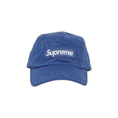 Твиловая кепка Supreme Lasered, темно-синяя