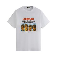 Футболка Kith For The Beatles All You Need Is Love V, белая