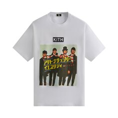 Винтажная футболка Kith For The Beatles Live From Japan, белая