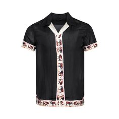 Рубашка с короткими рукавами Bode Taureau, цвет Черный