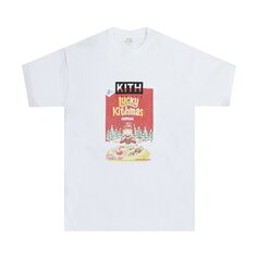 Винтажная футболка Kith For Lucky Charms Kithmas Cereal Box, цвет Белый