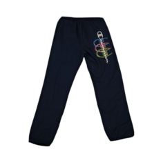 Спортивные штаны Supreme x Champion Stacked C, темно-синие