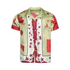 Рубашка с короткими рукавами Bode Guam, цвет Зеленый/красный