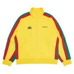 Куртка Supreme x Umbro на кнопках с рукавами, цвет Желтый