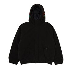Куртка Supreme Needlepoint с капюшоном, цвет Черный