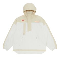 Анорак с капюшоном Supreme x Umbro Белый