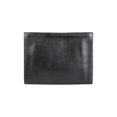 Кожаная сумка для документов Bottega Veneta, цвет Черный/Серебристый
