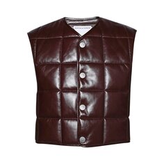 Утепленный жилет Bottega Veneta Oxblood