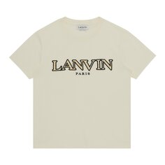 Классическая футболка Lanvin Curb Emb, цвет Молоко