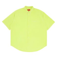 Оксфордская рубашка свободного кроя Supreme с короткими рукавами, Ярко-зеленый