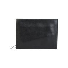 Кожаная сумка с тиснением Bottega Veneta, цвет Черный/Серебристый
