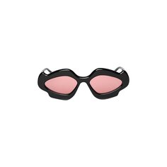 Солнцезащитные очки Loewe x Paulas Ibiza Flame, Shiny Black/Violet