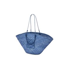 Большая сумка Loewe Anagram Basket, джинсовый синий