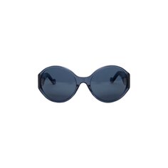 Солнцезащитные очки Loewe, блестящие, прозрачные синие