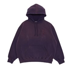 Толстовка с капюшоном и логотипом Supreme Overdyed S, цвет Фиолетовый