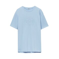 Футболка Loewe Overdyed Anagram Baby Blue