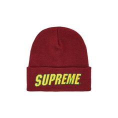 Шапка-бини Supreme Slant Бордовый