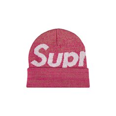 Шапка-бини Supreme с большим логотипом, пурпурный Static