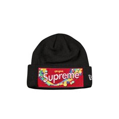 Шапка-бини Supreme x Skittles x New Era, черная