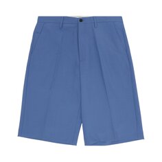 Короткие шерстяные брюки Supreme, светло-голубые