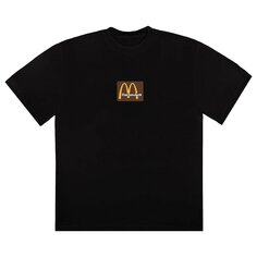 Черная футболка Cactus Jack от Travis Scott x McDonalds Sesame Inv