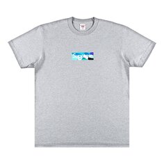 Футболка с логотипом Supreme x Emilio Pucci, Heather Grey/Blue