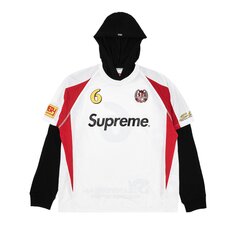 Футболка Supreme с капюшоном, цвет Белый