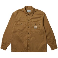 Рубашка Carhartt WIP x Palace Master с длинными рукавами, Hamilton Brown