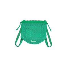 Маленький сетчатый рюкзак Supreme, зеленый