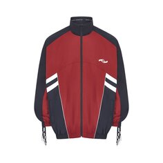Спортивная куртка с бахромой Martine Rose, Бордовый/Черный/Белый