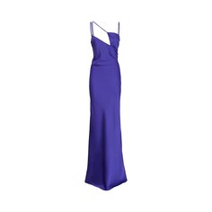 Длинное платье Attico Melva, цвет Яркий фиолетовый
