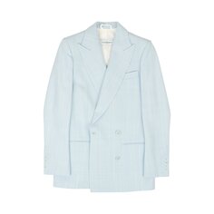 Двубортный пиджак строгого кроя Casablanca, Голубой