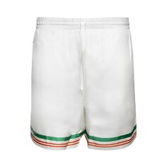 Шелковые шорты Casablanca с завязками Tennis Club Icon