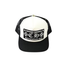 Кепка Chrome Hearts Ch Hollywood Trucker, цвет Черный/Белый