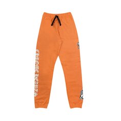 Спортивные штаны Chrome Hearts x Matty Boy PPO Link &amp; Build, оранжевые