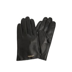 Кожаные перчатки Undercover с логотипом, черные