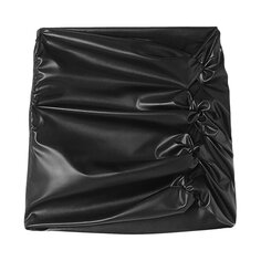 Мини-юбка с узлом Versace, цвет Черный