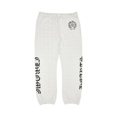 Спортивные брюки Chrome Hearts Monogram, цвет Белый