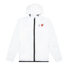 Куртка с полной молнией Comme des Garçons PLAY x K Way, цвет Белый