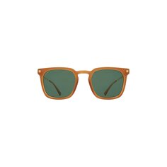 Солнцезащитные очки Mykita Borga, Коричневые/Темно-коричневые/Глянцевое золото/Поляризованные Pro Green