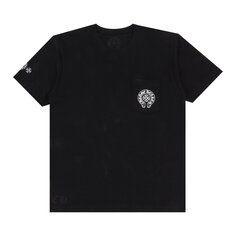 Футболка с логотипом Chrome Hearts Gradient, цвет Черный/Многоцветный