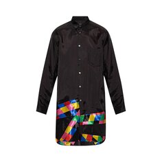 Рубашка в стиле пэчворк Comme des Garçons Homme Plus, цвет Черный/Разноцветный