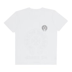 Эксклюзивная футболка Chrome Hearts St. Barths с подковой, цвет Белый