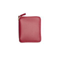 Классический кожаный кошелек Comme des Garçons на молнии, красный