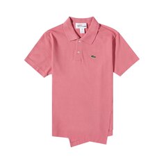 Рубашка-поло с короткими рукавами Comme des Garçons SHIRT x Lacoste, розовая